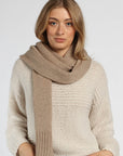 Ribbed Cashmere Scarf
