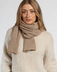 Ribbed Cashmere Scarf