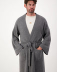 Men's Cashmere Luxury Robe - Nuan Cashmere - classic - elegant - cashmere