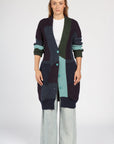 Patchwork Cashmere Coat