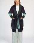 Patchwork Cashmere Coat