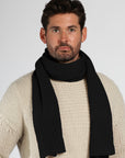 Ribbed Cashmere Scarf