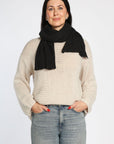 Ribbed Cashmere Scarf