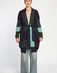 Patchwork Cashmere Coat