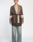 Patchwork Cashmere Coat