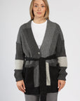 Patchwork Cashmere Coat