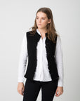 Coco Mandarin Vest - Nuan Cashmere - classic - elegant - cashmere