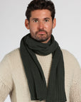 Ribbed Cashmere Scarf
