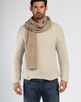 Ribbed Cashmere Scarf
