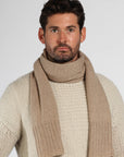 Ribbed Cashmere Scarf