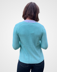 Open Summer Ribbed Cardigan