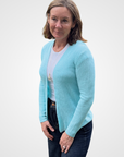 Open Summer Ribbed Cardigan