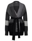 Patchwork Cashmere Coat
