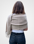 Eco Hand Fringed Shawl