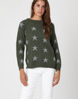 Relaxed Cashmere Star Crew - Nuan Cashmere - classic - elegant - cashmere