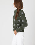 Relaxed Cashmere Star Crew - Nuan Cashmere - classic - elegant - cashmere