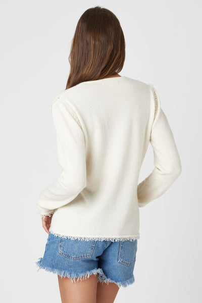 COCO Classic Tuxedo Sweater - Nuan Cashmere - classic - elegant - cashmere