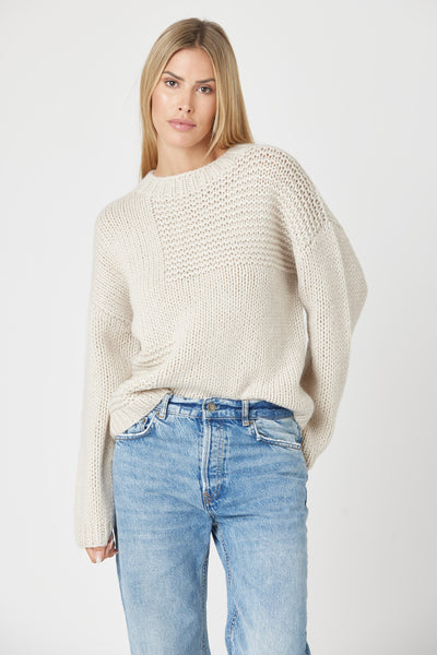 Chunky Handknit Sweater - Nuan Cashmere - classic - elegant - cashmere