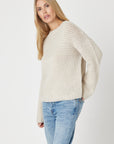 Chunky Handknit Sweater - Nuan Cashmere - classic - elegant - cashmere