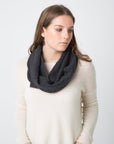 Textured Infinity Scarf - Nuan Cashmere - classic - elegant - cashmere