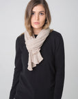 Edged Scarf - Nuan Cashmere - classic - elegant - cashmere