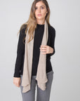 Edged Scarf - Nuan Cashmere - classic - elegant - cashmere