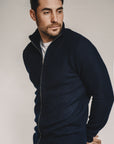 Basket Knit Bomber - Nuan Cashmere - classic - elegant - cashmere