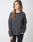 Chunky Relaxed Crew - Nuan Cashmere - classic - elegant - cashmere