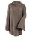 Collared Poncho - Nuan Cashmere - classic - elegant - cashmere