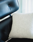 Large Ribbed Cushion - Nuan Cashmere - classic - elegant - cashmere