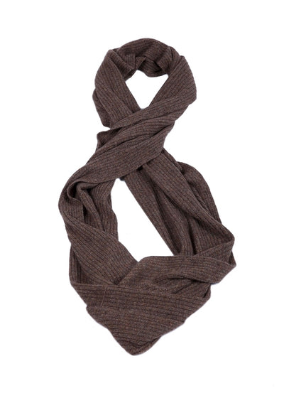Ribbed Infinity Scarf - Nuan Cashmere - classic - elegant - cashmere