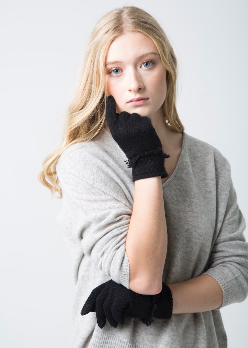 COCO Screen Touch Gloves - Nuan Cashmere - classic - elegant - cashmere