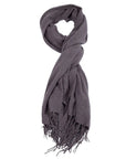 Hand Fringed Shawl - Nuan Cashmere - classic - elegant - cashmere
