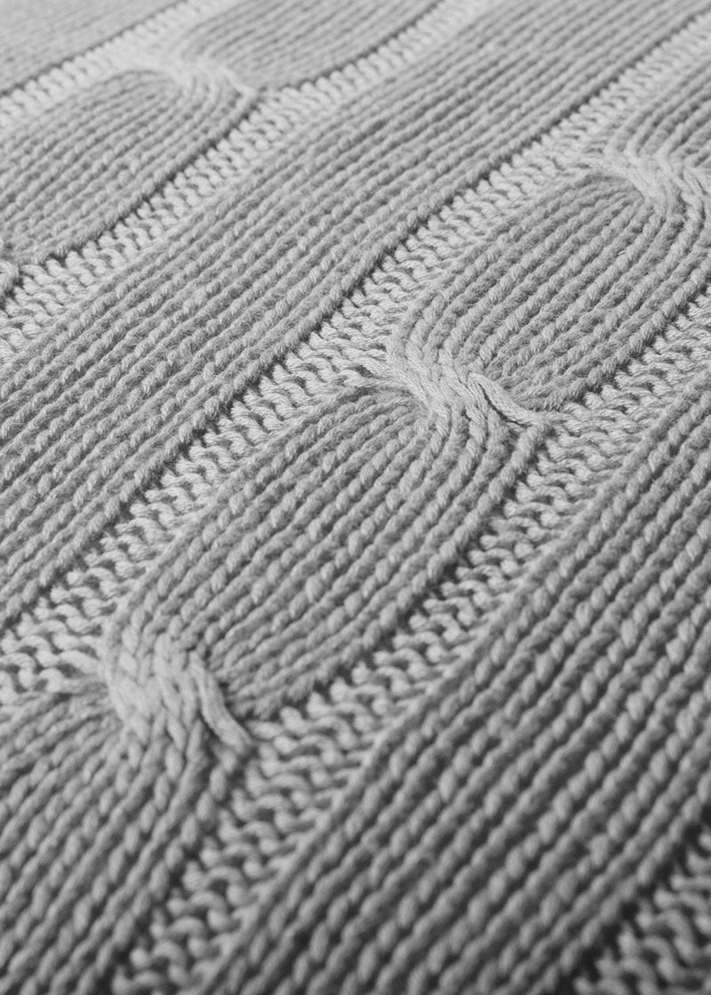 Lumbar Cable Cushion - Nuan Cashmere - classic - elegant - cashmere