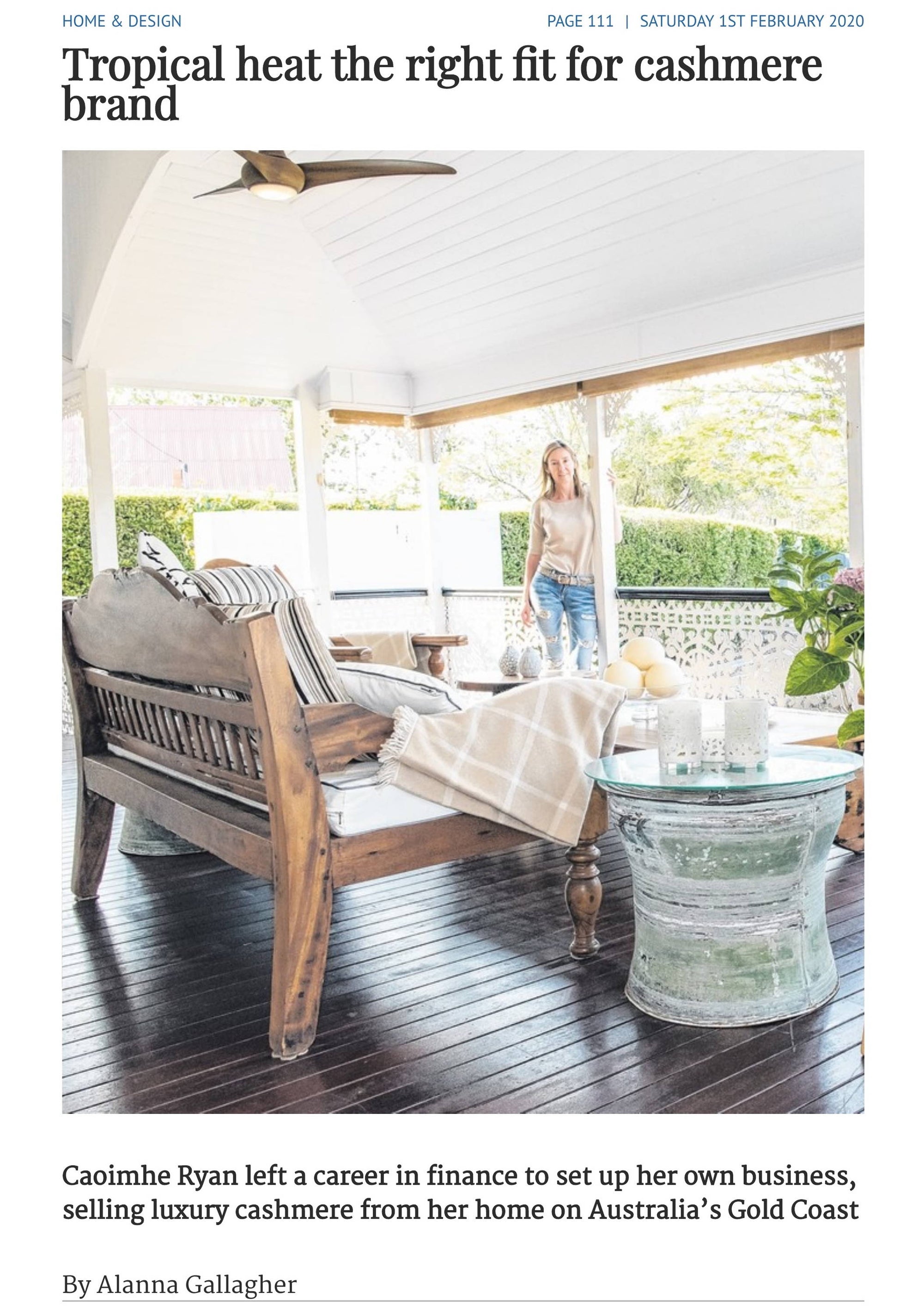 Our Designer at Home