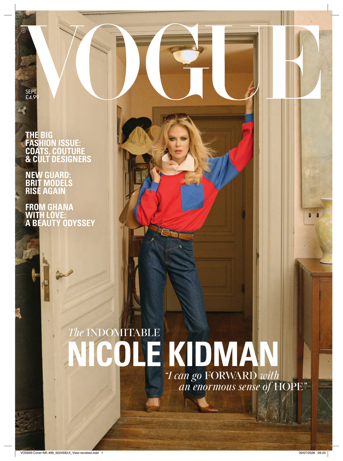 Vogue September 2026 cover