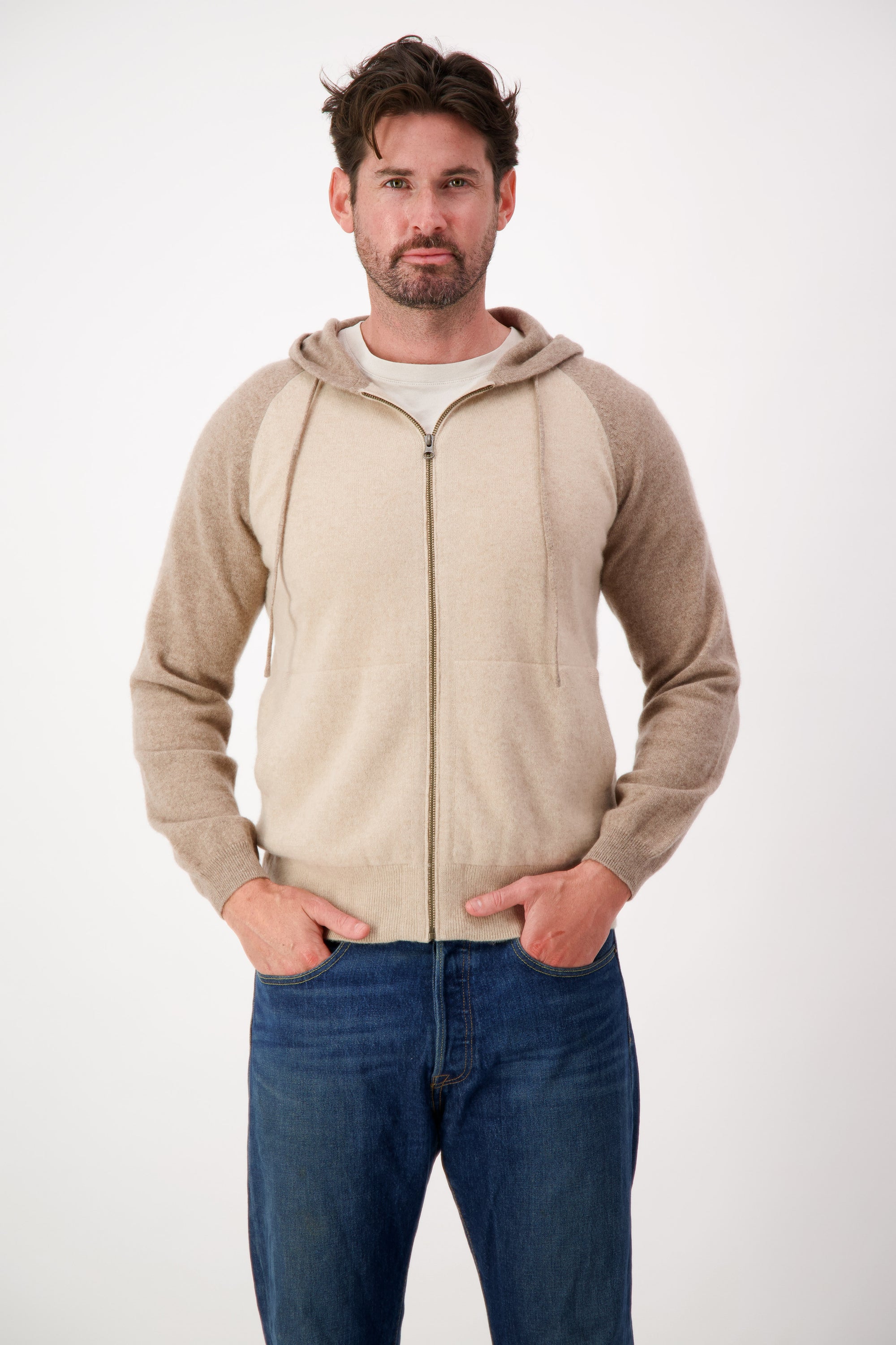 Baseball Cashmere Hoodie - Nuan Cashmere - classic - elegant - cashmere