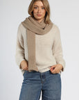 Ribbed Cashmere Scarf