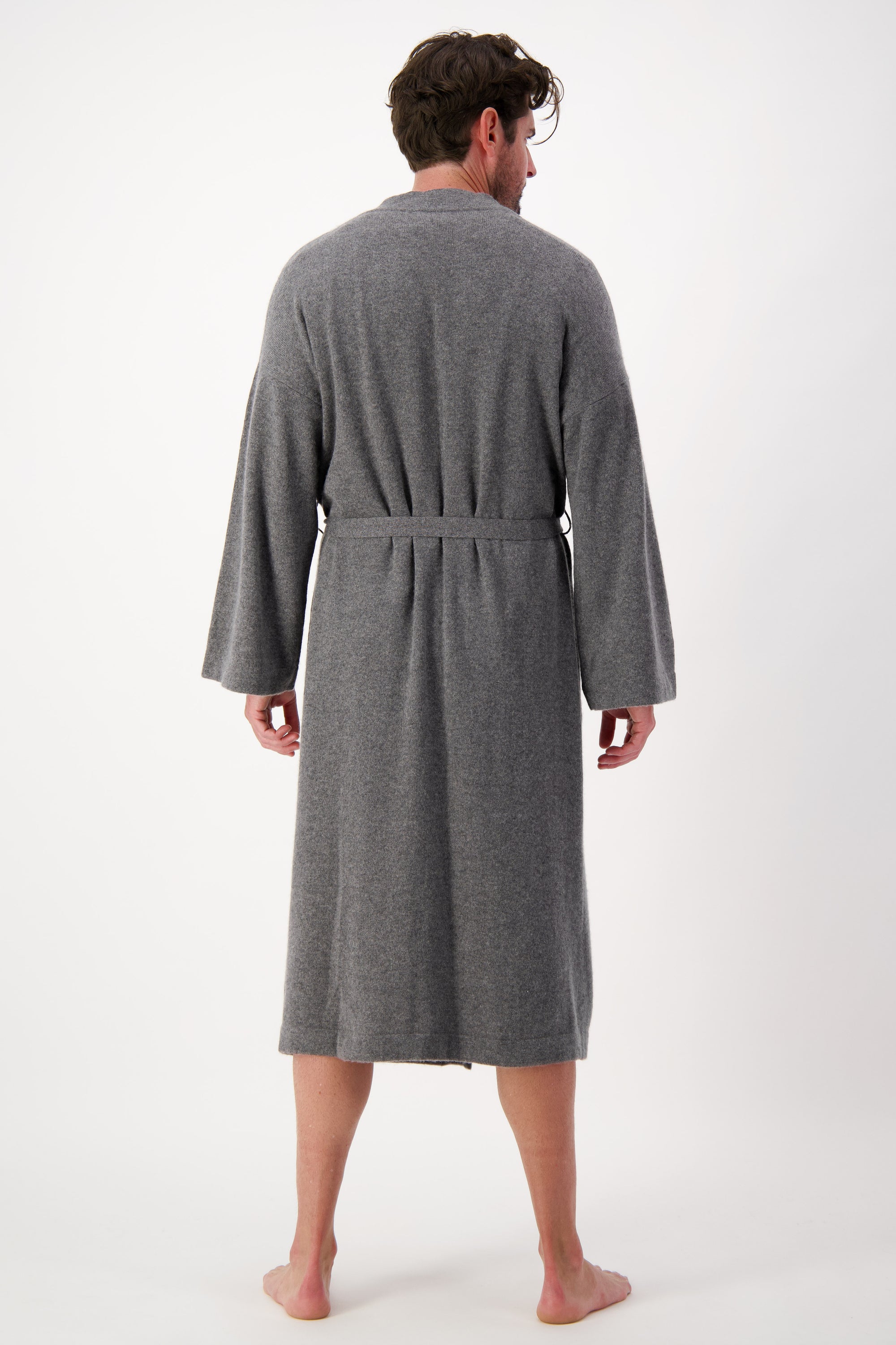 Men's Cashmere Luxury Robe - Nuan Cashmere - classic - elegant - cashmere