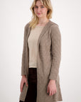 Handknit Cable Coat - Nuan Cashmere - classic - elegant - cashmere