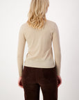 Worsted Cashmere Crew Neck - Nuan Cashmere - classic - elegant - cashmere