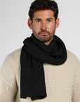Ribbed Cashmere Scarf