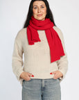 Ribbed Cashmere Scarf