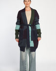 Patchwork Cashmere Coat