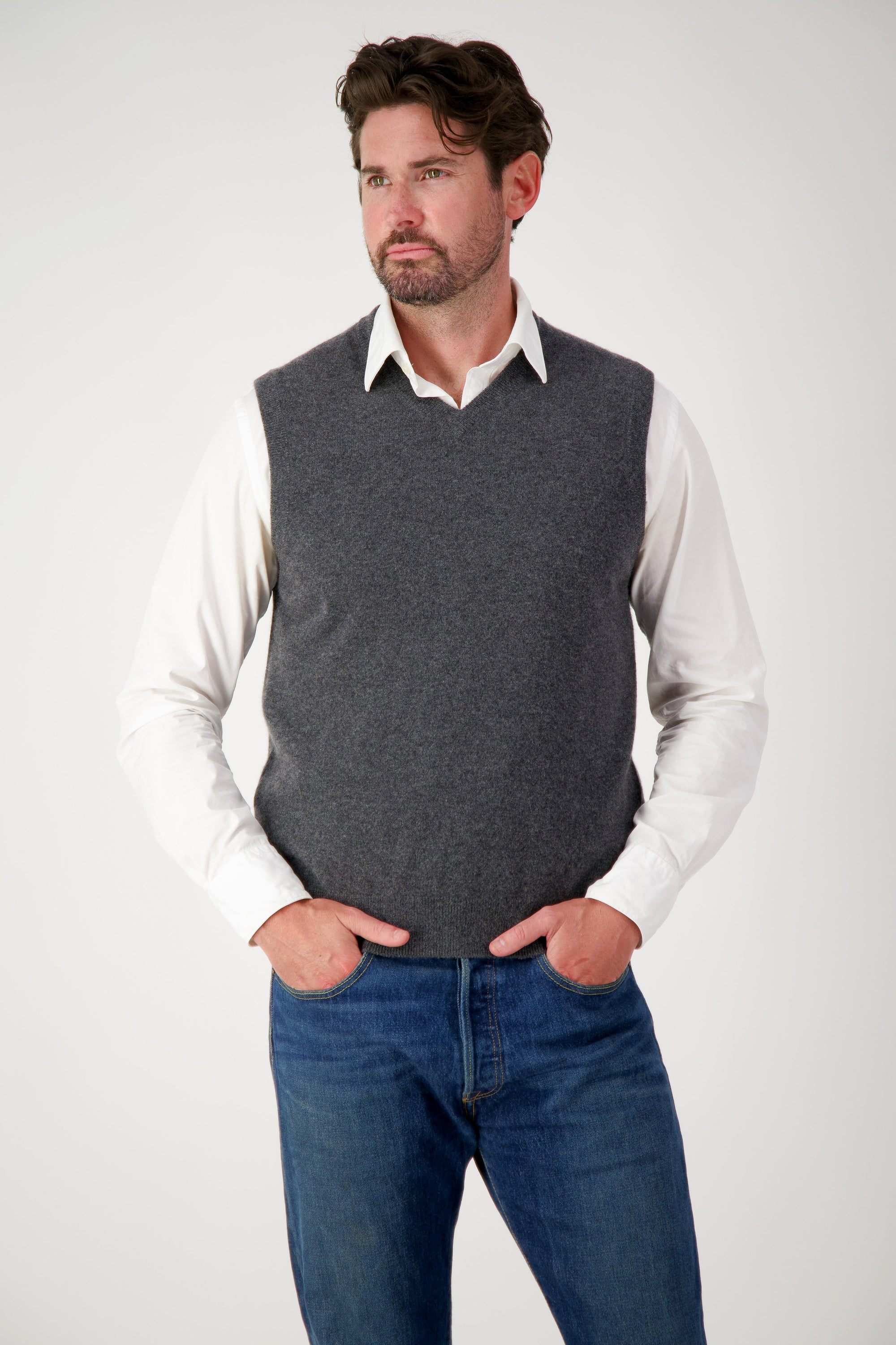 Cashmere Vest - Nuan Cashmere - classic - elegant - cashmere