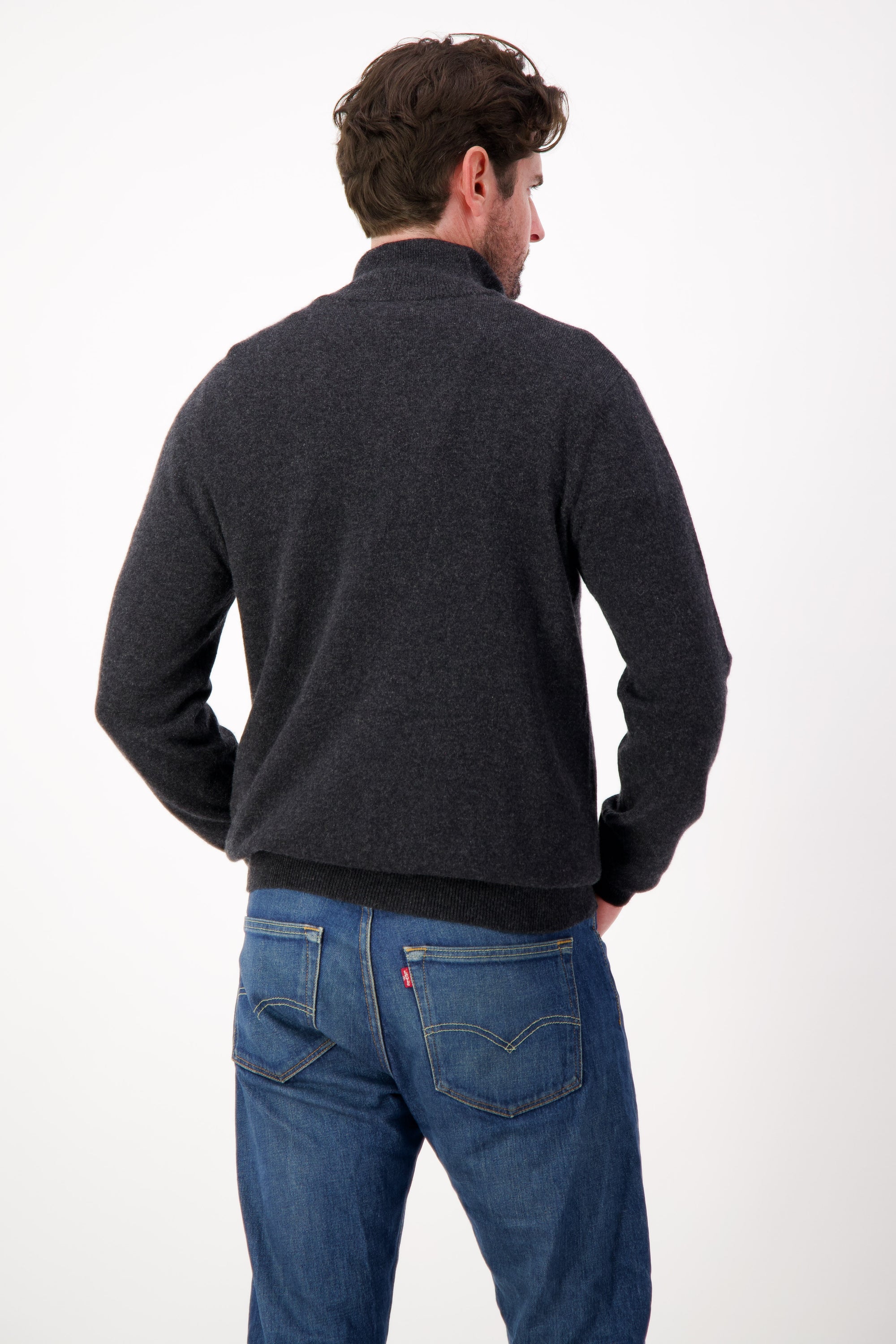 Half Zip Sweater - Nuan Cashmere - classic - elegant - cashmere