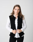 Coco Mandarin Vest - Nuan Cashmere - classic - elegant - cashmere