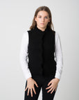 Coco Mandarin Vest - Nuan Cashmere - classic - elegant - cashmere