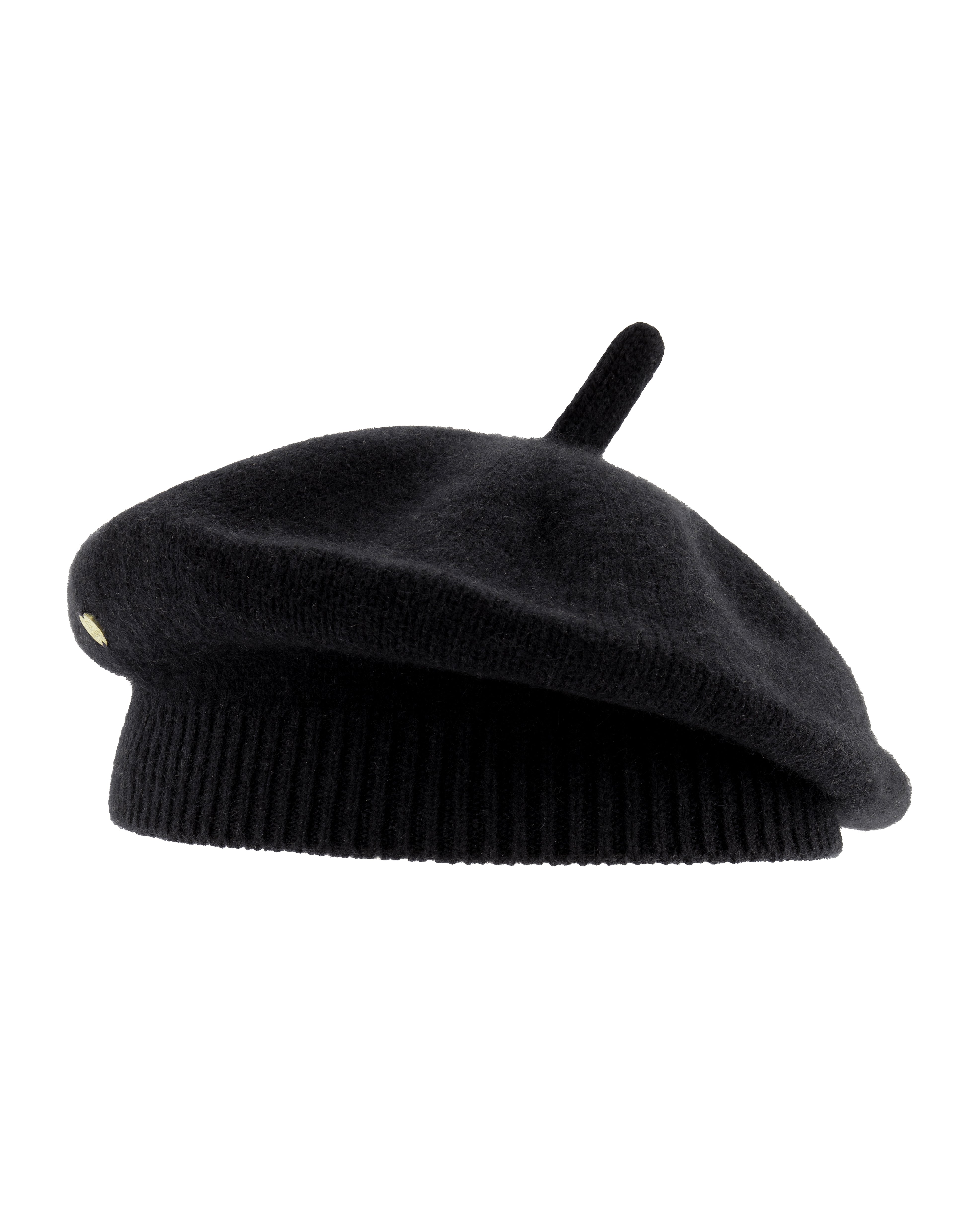 1552 French Beret Hat, Reversible Solid Color Cashmere Knit Warm Beret Cap Cashmere Beret – Nuan Cashmere main image 3