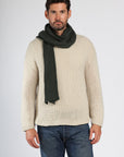 Ribbed Cashmere Scarf
